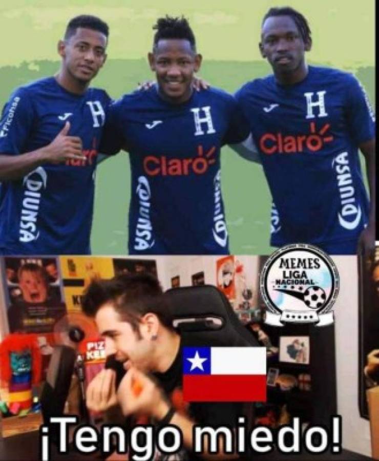 Honduras es goleada ante Chile y los memes no pueden faltar