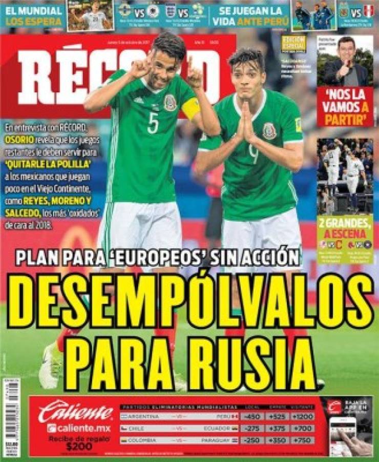 Así vienen las portadas de los principales diarios deportivos del mundo