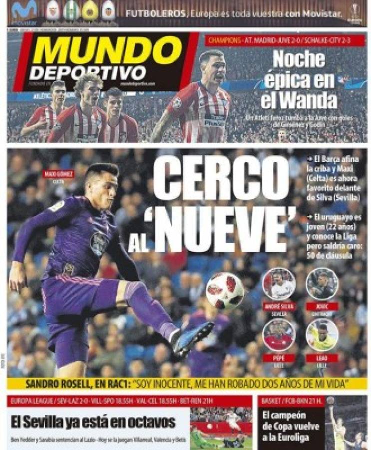 Las portadas internacionales: 'CR7, salva a esta Juve'