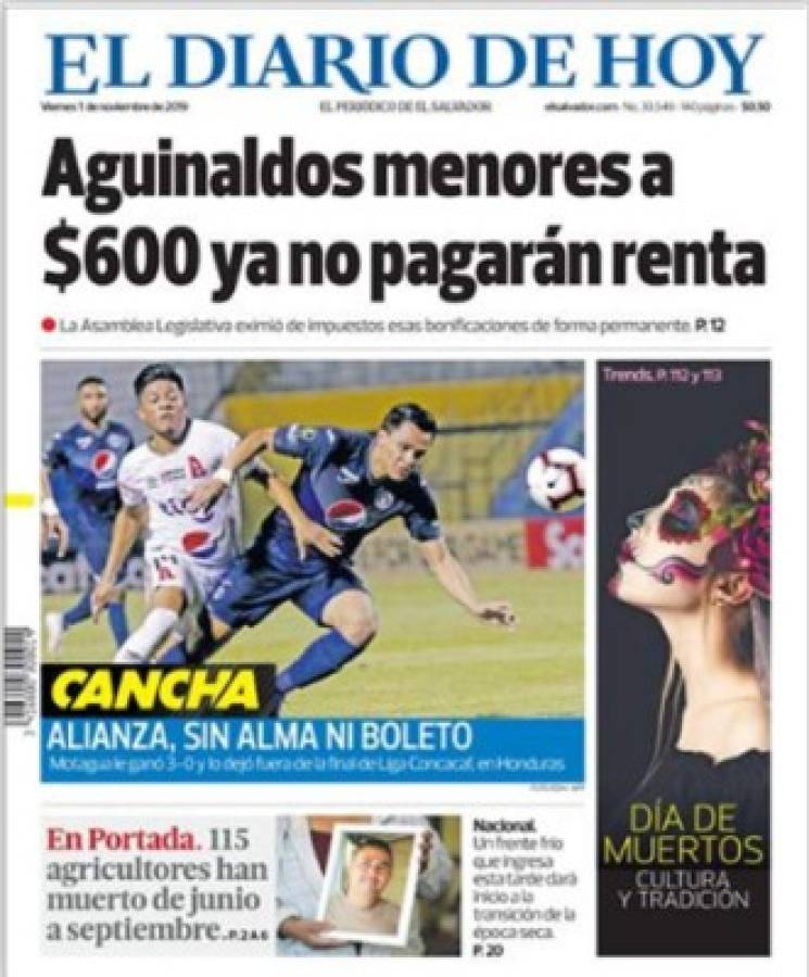 ¡Terrorífica! Prensa de Costa Rica y El Salvador destrozan al Olimpia y Alianza