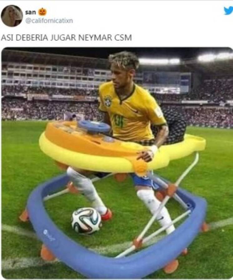 Los memes destruyen a Neymar por fingir faltas en un polémico Perú-Brasil