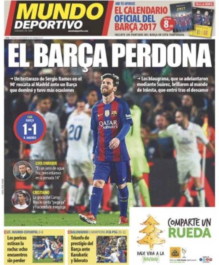 Portadas: Lo que amaneció diciendo el mundo del deporte este domingo