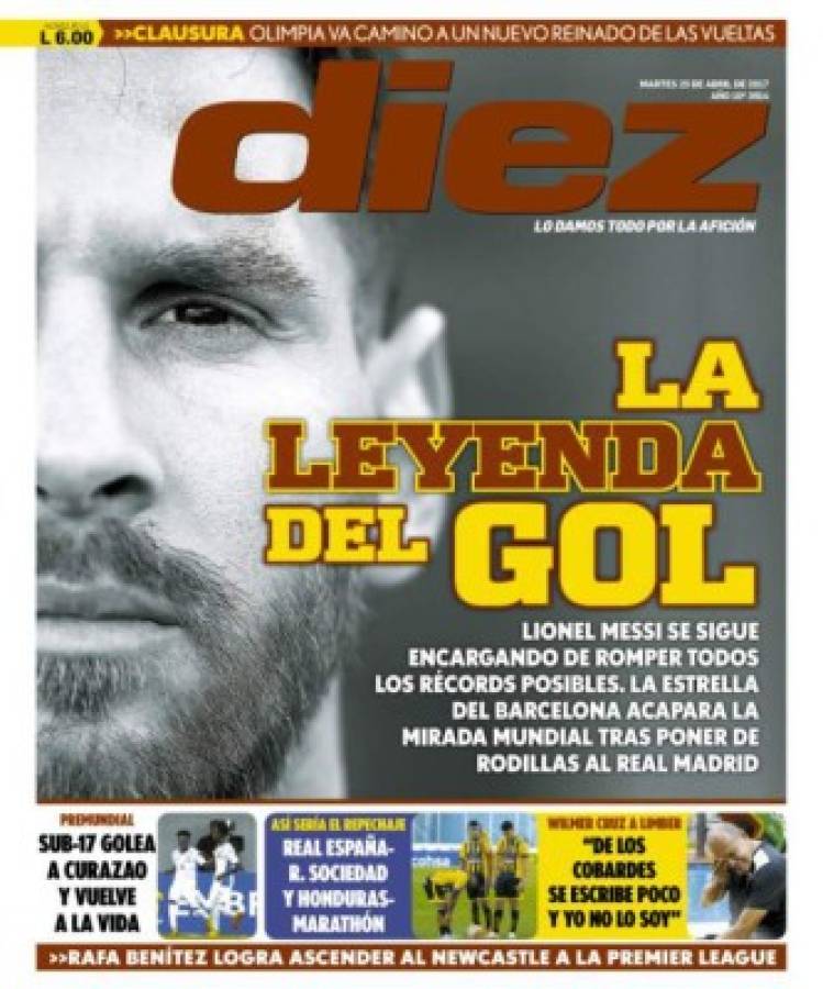 ¡Picantes! Messi sigue robándose las portadas en el mundo