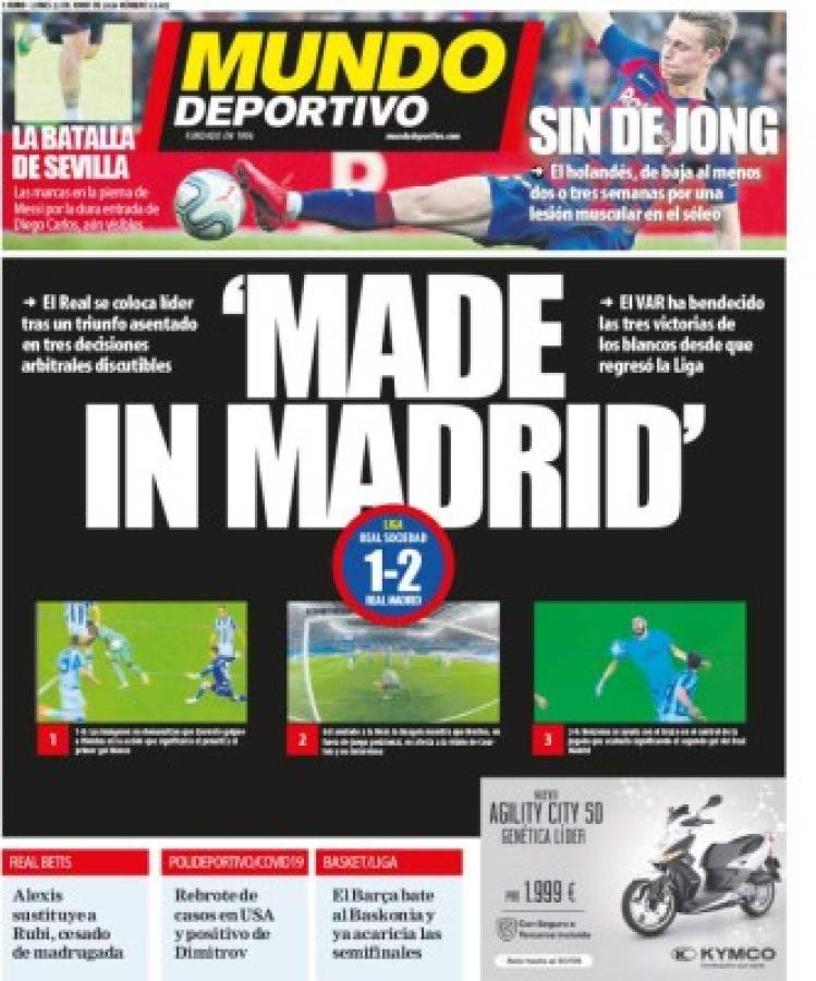 ¡Picantes titulares! Prensa catalana explota tras el polémico triunfo y liderato del Real Madrid