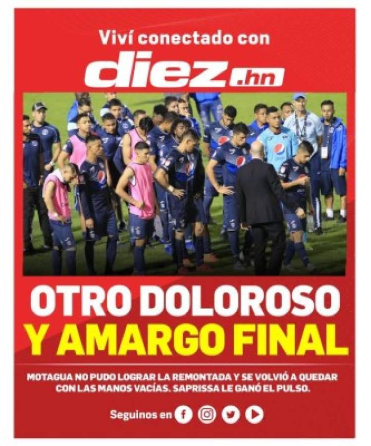 Los medios: Euforia en Costa Rica: 'El nuevo rey”; dolor en Honduras: 'Amargo final”