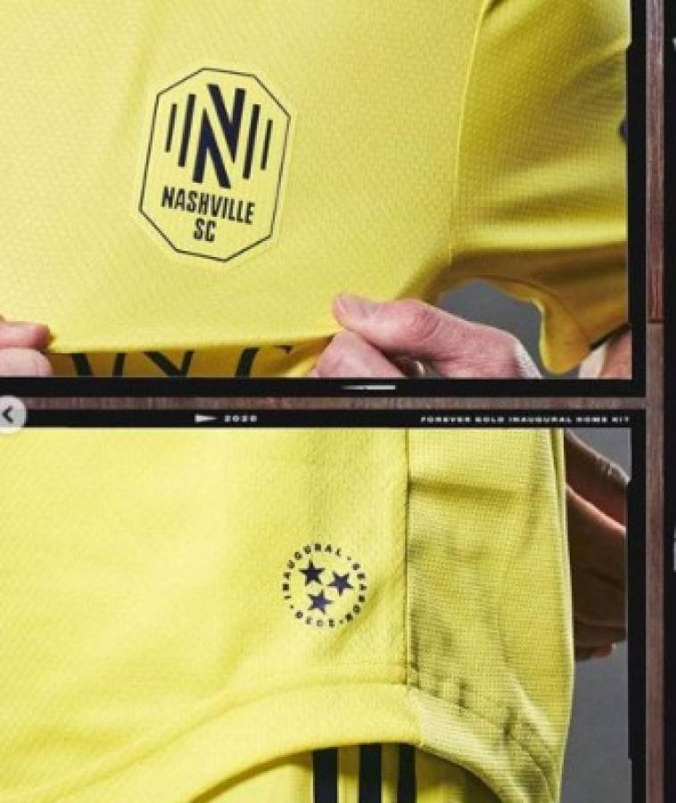 Brayan Beckeles y su curiosa aparición en la presentación de la nueva camiseta de Nashville de la MLS