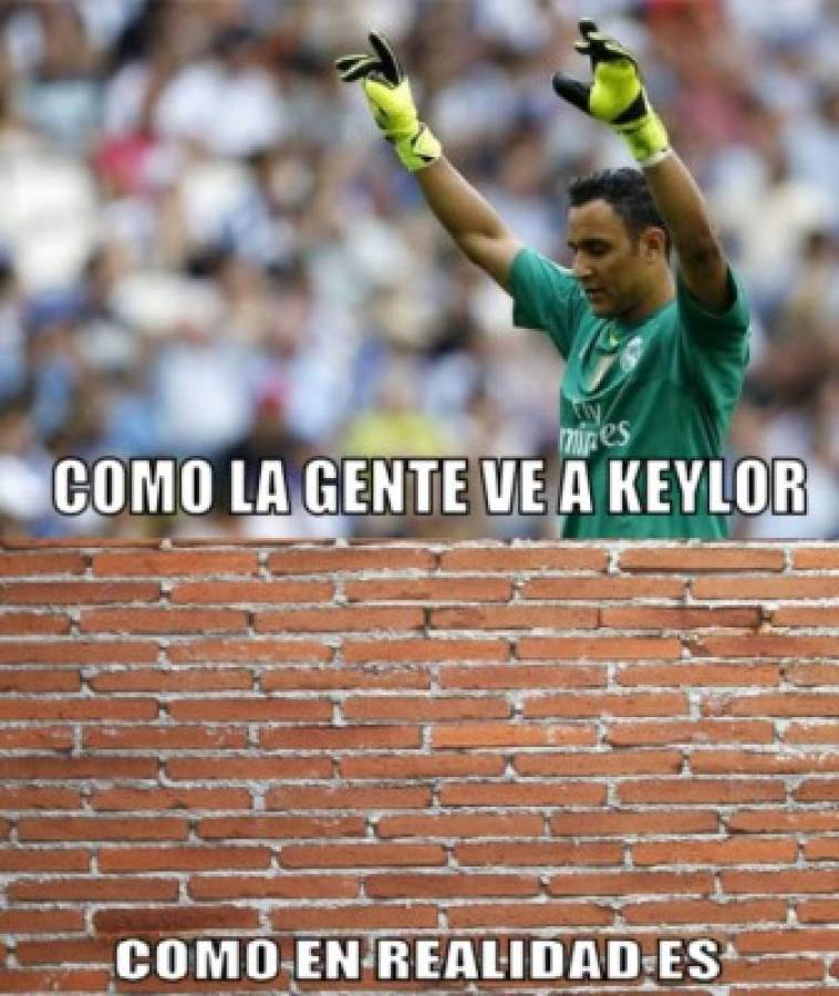 Keylor Navas no se ha escapado de los memes en el Real Madrid