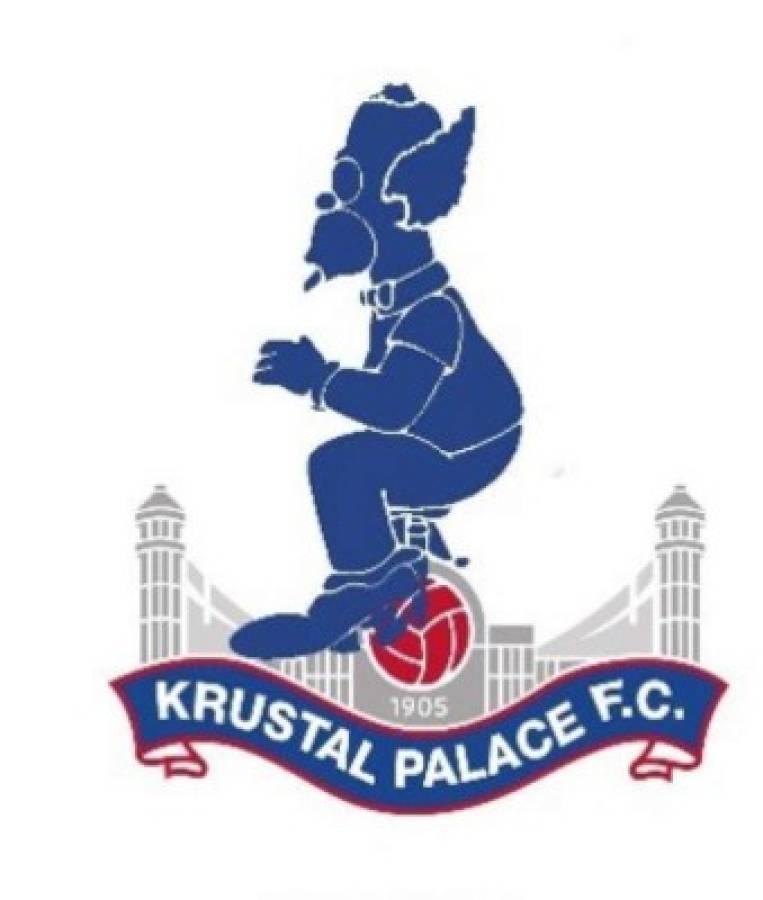 Escudos de clubes de Inglaterra al estilo de los Simpsons