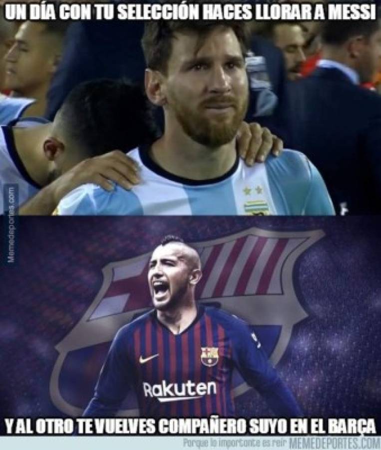 Los nuevos memes de la presentación de Arturo Vidal como jugador del FC Barcelona