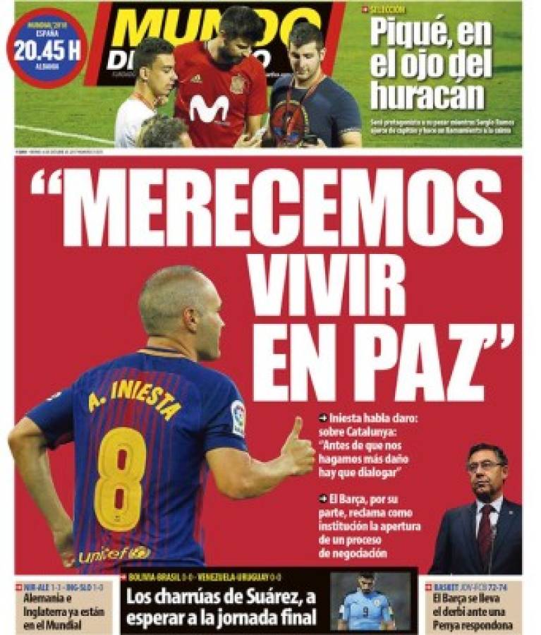 A Messi no lo perdonan; las tremendas portadas del viernes por el mundo