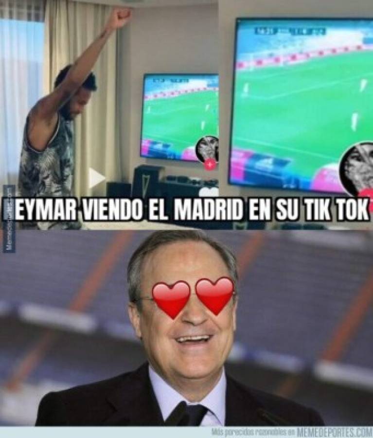 Los crueles memes del virtual título del Real Madrid en LaLiga donde no perdonan al Barcelona
