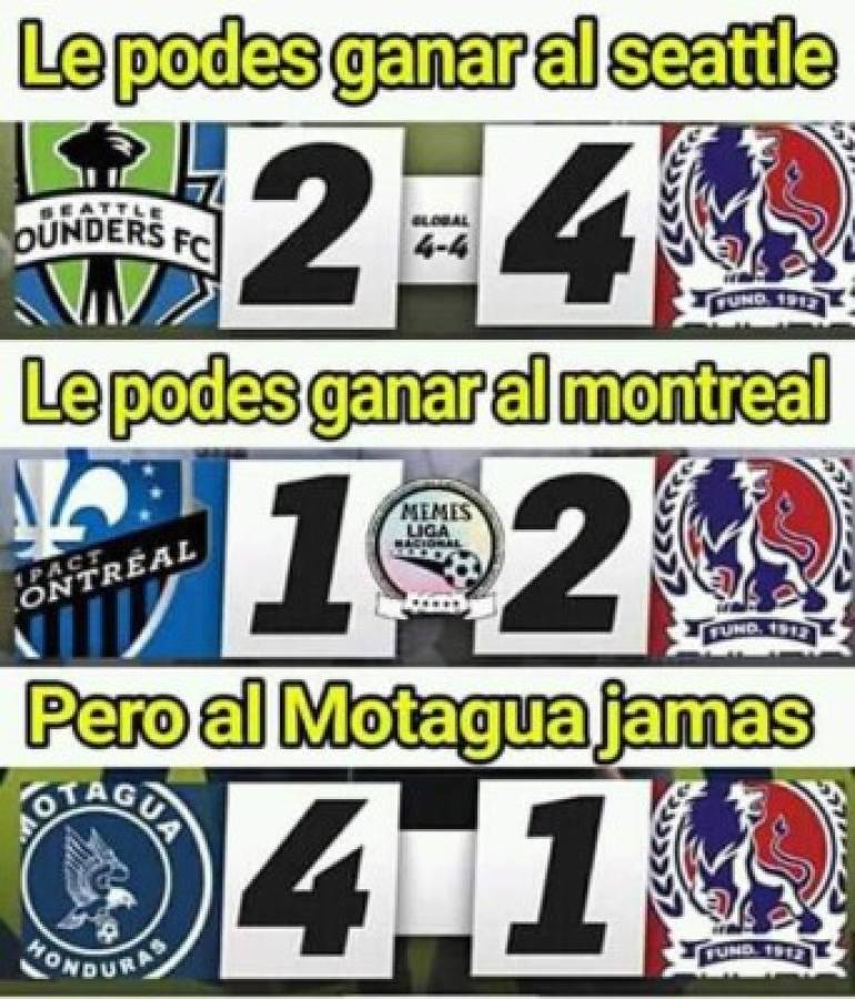 Crueles: Los otros memes que no has visto de la humillación de Motagua a Olimpia   