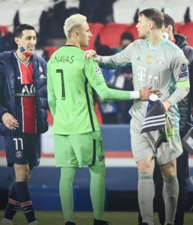 En la celebración del PSG: El desahogo de Neymar y el gran gesto de Neuer con Keylor Navas