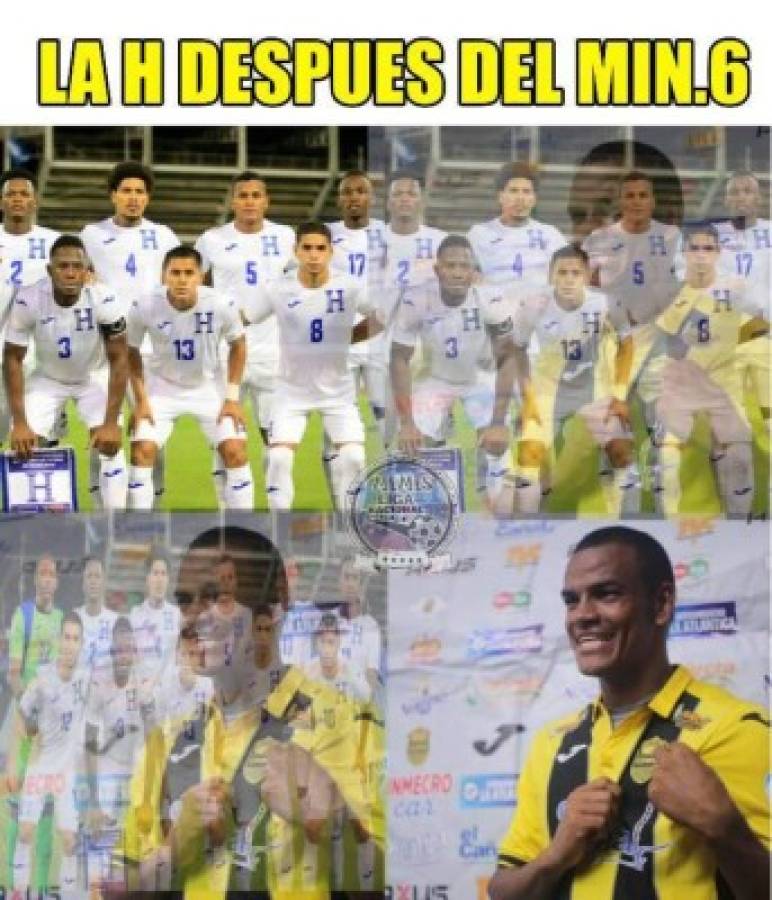 ¡Imperdibles! Los crueles memes que dejó el triunfo de Honduras por 1-0 ante Martinica