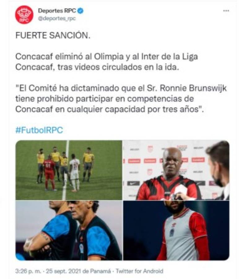 Periodistas y prensa internacional sobre el escándalo de Olimpia en la Concacaf: ''Salió cara la bromita de los 100 dólares''