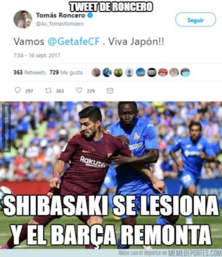 Los terribles memes del sufrido triunfo del FC Barcelona ante Getafe