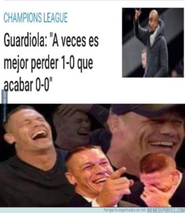 Los memes que no has visto y que destrozan a Pep Guardiola tras su eliminación en Champions