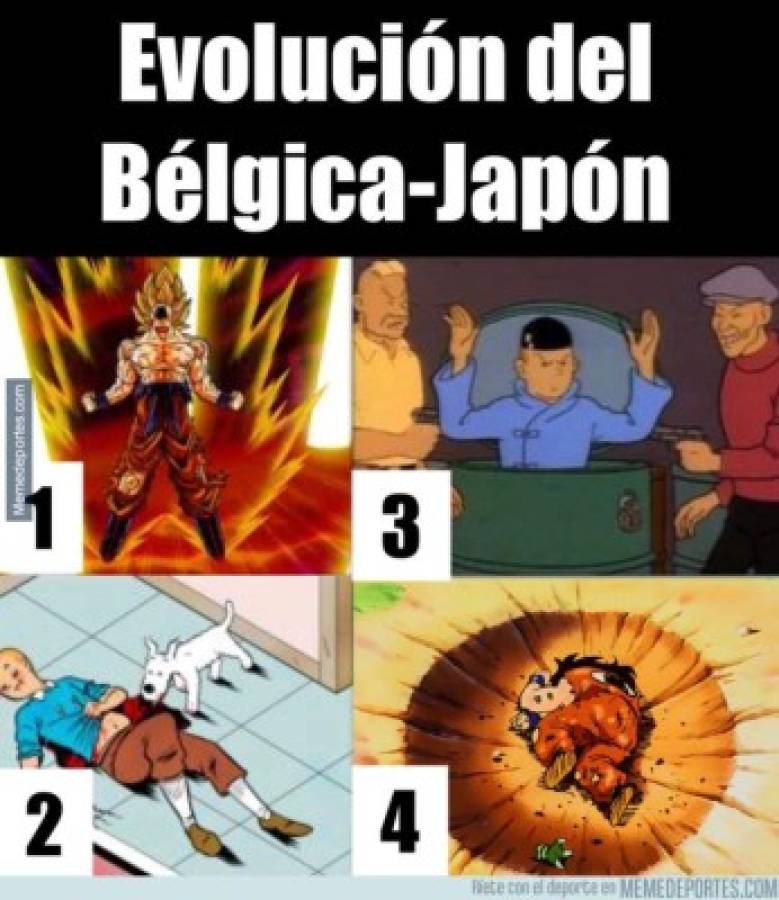 Los divertidos memes que dejó la eliminación de Japón a manos de Bélgica
