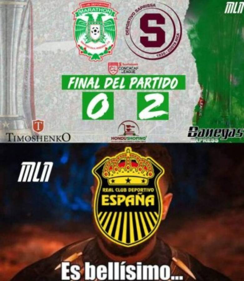 Memes: Tremendas burlas contra Marathón tras la derrota ante Saprissa en la Liga de Concacaf