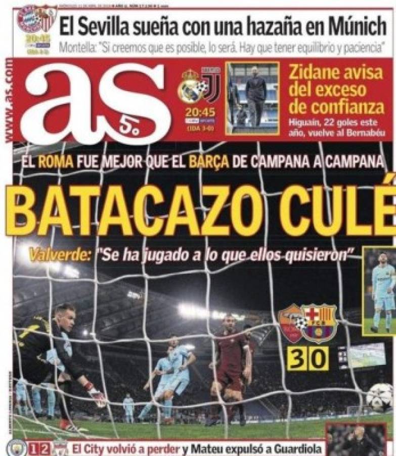 Las portadas por el mundo sobre el Barça: 'Fracaso sin excusas'