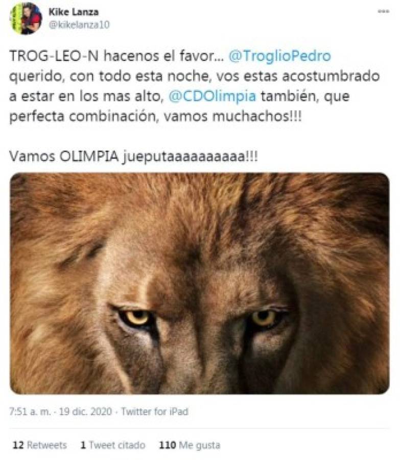 Lo que se dice en redes sobre el Tigres-Olimpia: 'Troglio, hacenos el favor... Con todo esta noche”