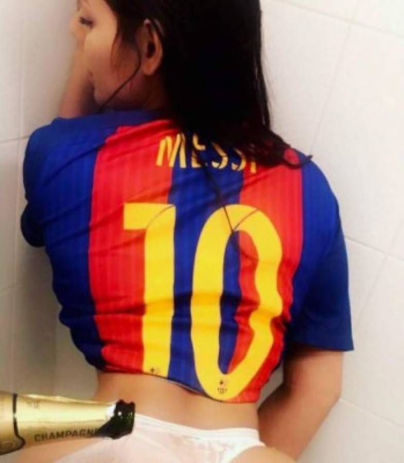 Miss BumBum lanza campaña para que Messi renueve con Barcelona