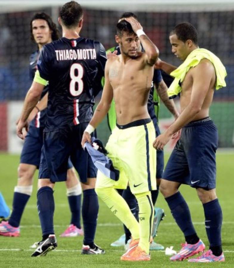 PSG derrotó 3-2 al Barcelona en París, sin Zlatan Ibrahimovic