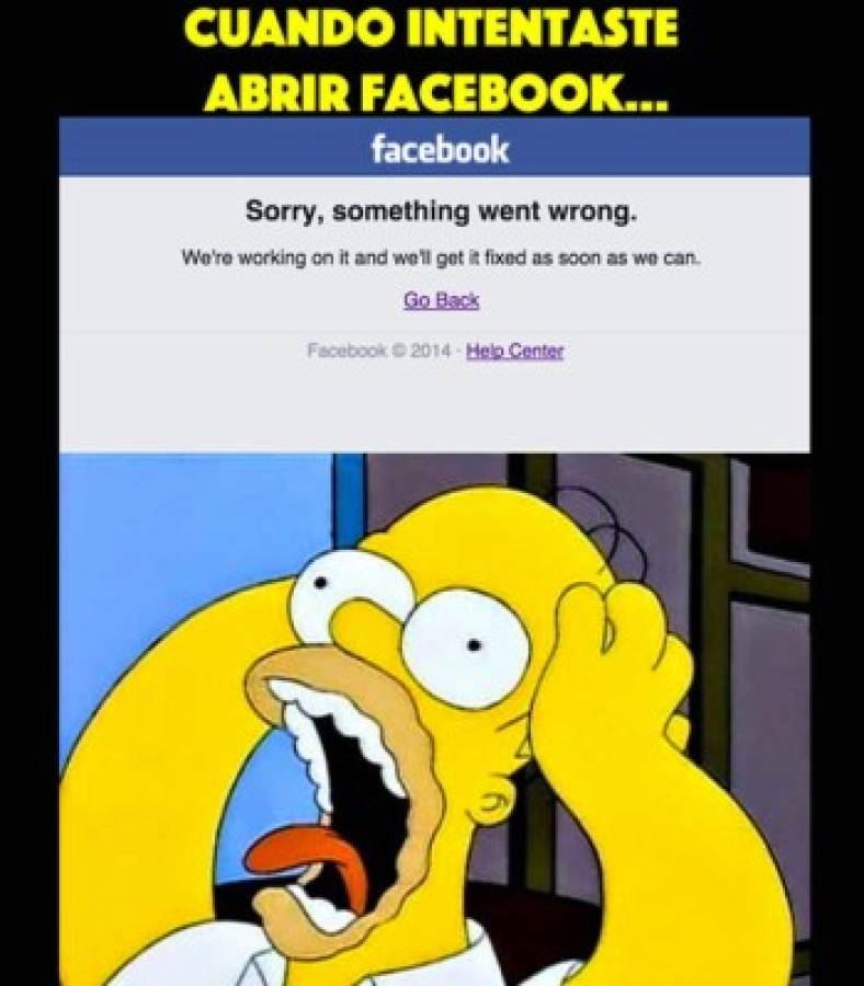 Error y caída de Facebook provoca tremendas burlas con memes