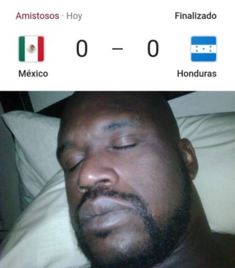 ¡Se durmieron! Las redes explotan con divertidos memes por el empate de Honduras ante México