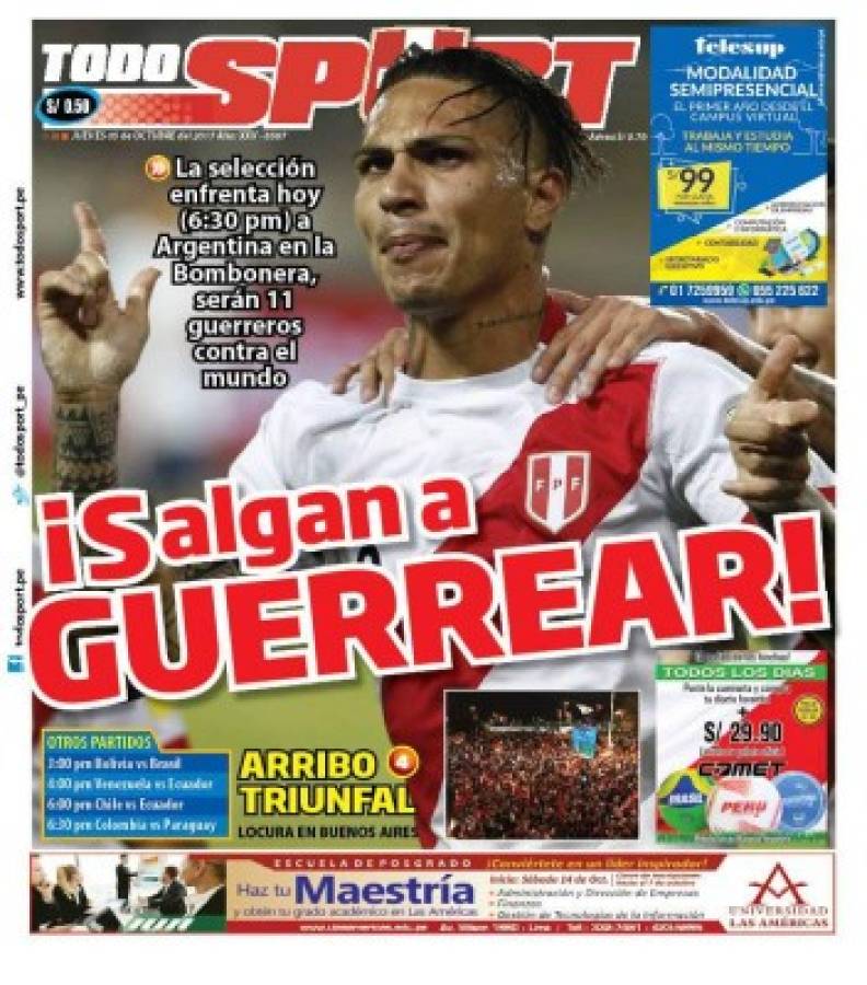 Así vienen las portadas de los principales diarios deportivos del mundo