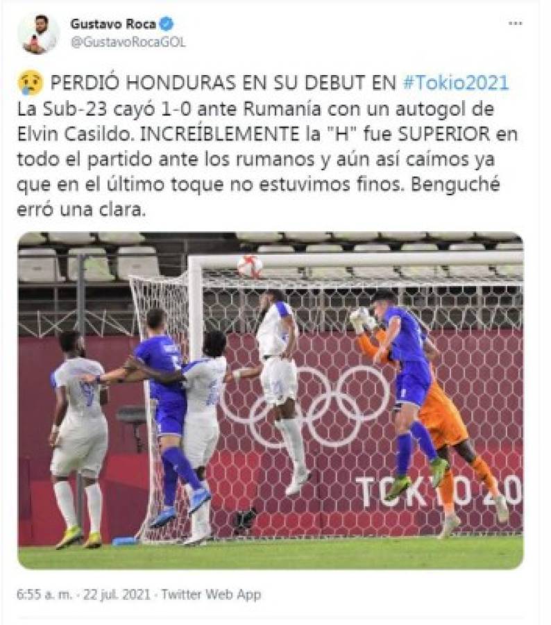 Sin gol y responsabilidad de Falero: Los comentarios de los periodistas de la derrota de Honduras ante Rumania