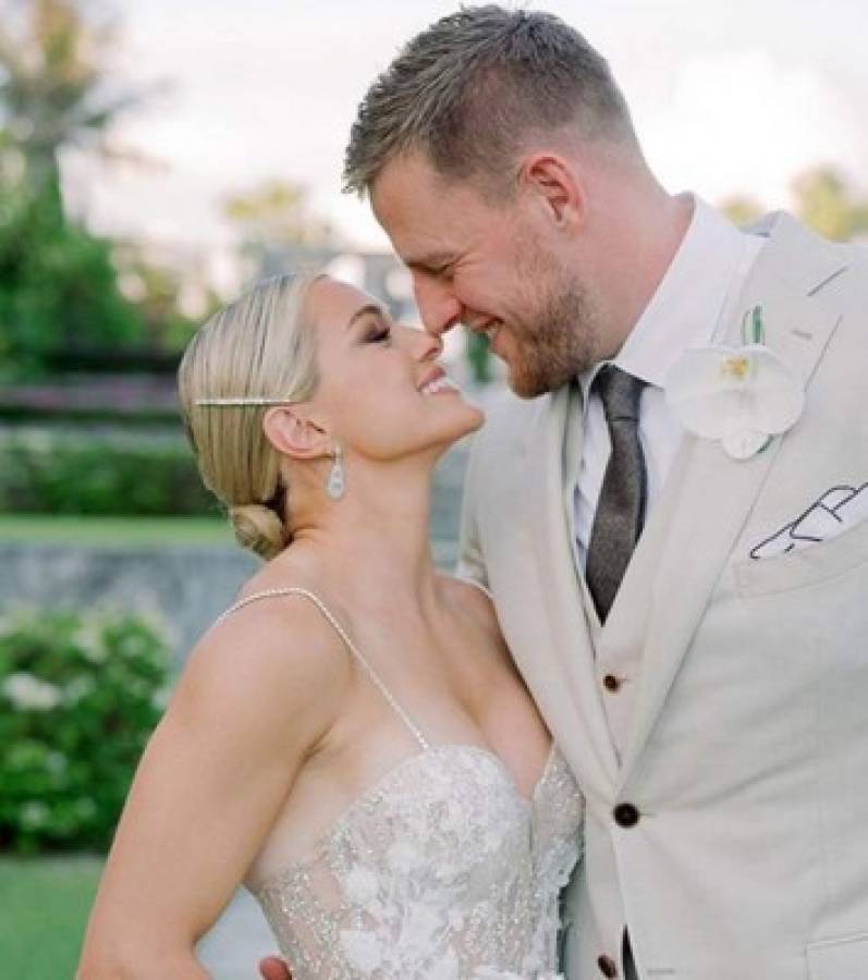 Gran boda entre estrellas del deporte: Jugadora de la selección de Estados Unidos se casa con JJ Watt