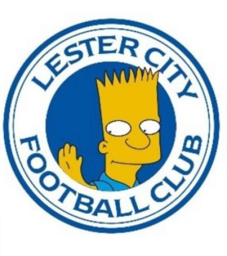 Escudos de clubes de Inglaterra al estilo de los Simpsons