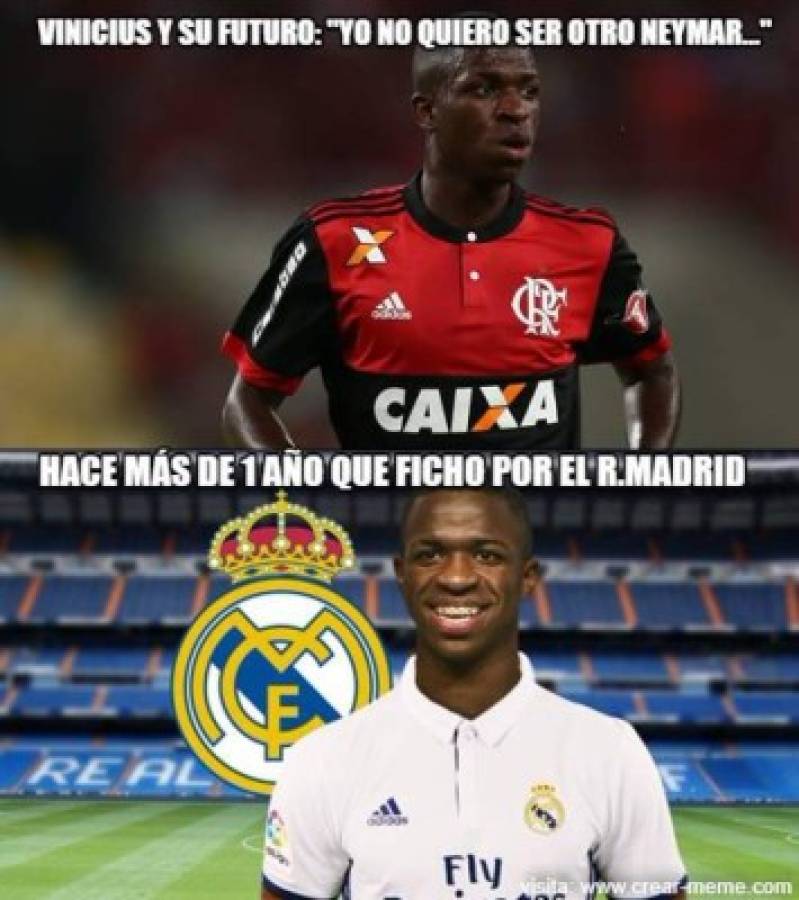 Los crueles memes de la presentación de Vinicius con el Real Madrid