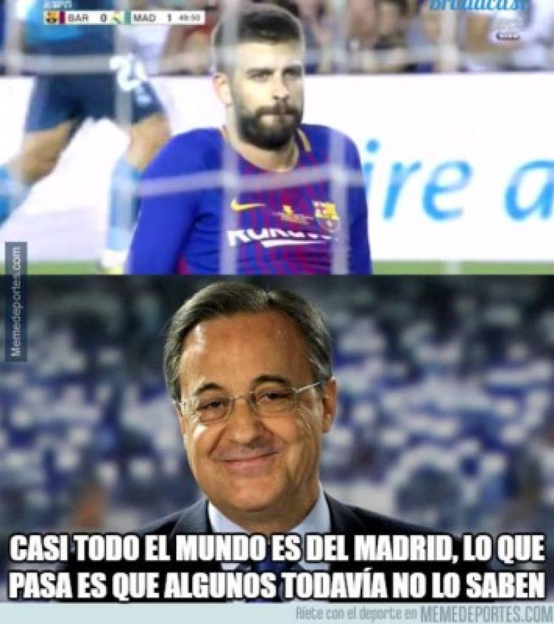 ¡La venganza madridista! Piqué es acribillado con los memes tras el Barcelona-Madrid