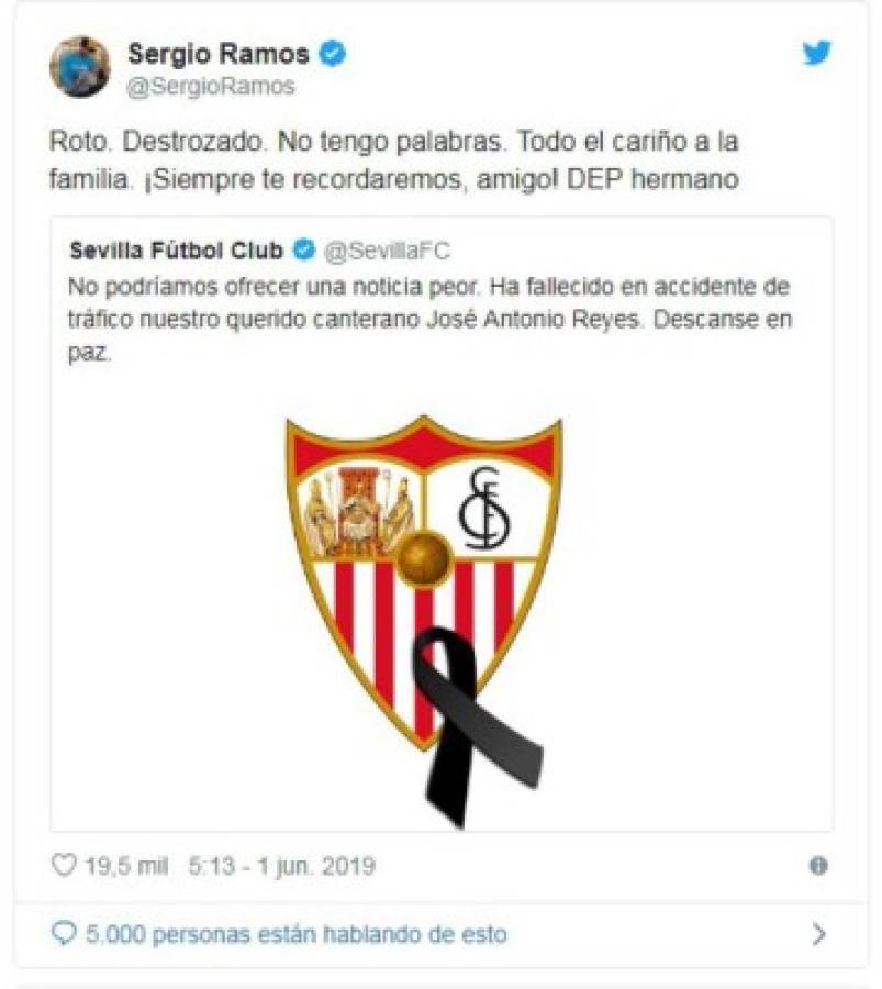 Conmovidos y destrozados: Mensajes de jugadores y clubes tras la muerte de la 'Perla' Reyes