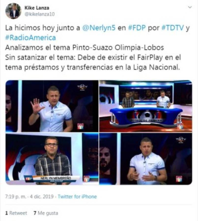 Lo que dijeron los periodistas de Honduras sobre la polémica Pinto-Olimpia