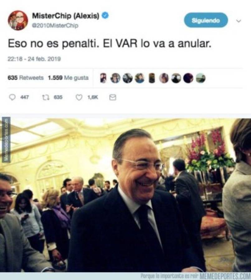 Memes: Destrozan al Real Madrid tras vencer al Levante gracias al VAR