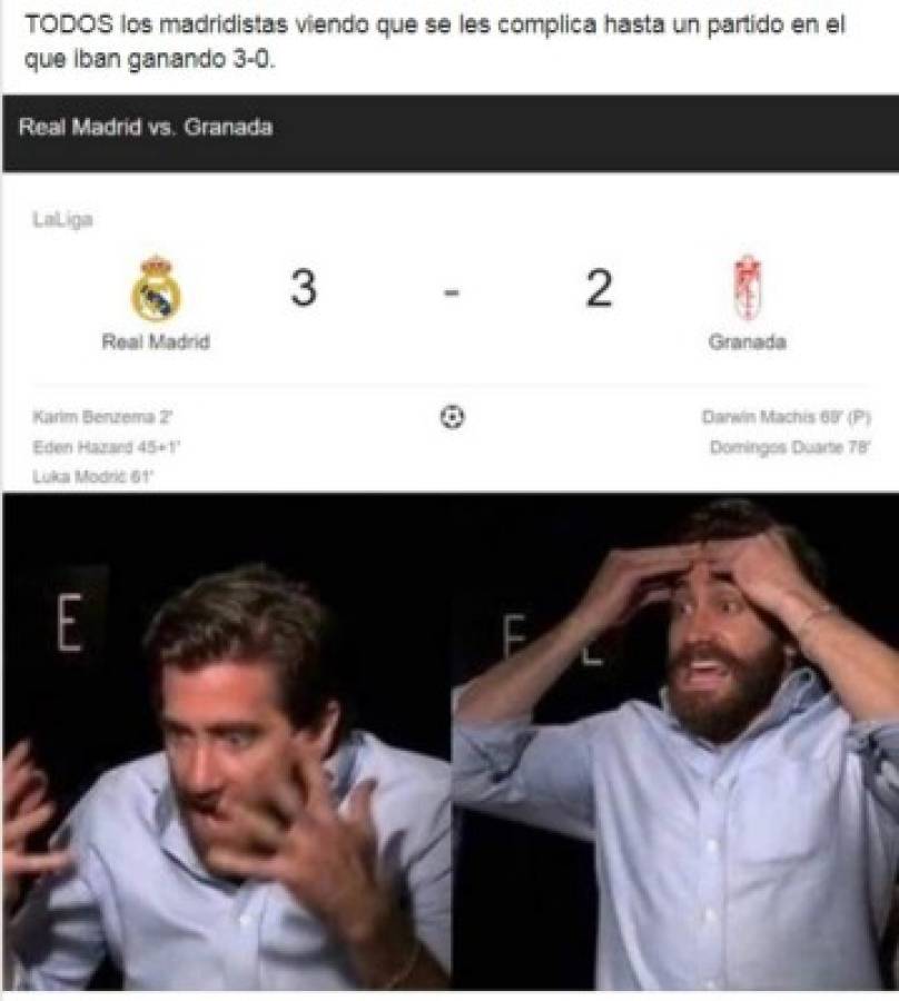 Los memes recuerdan al Barcelona tras el triunfo del Real Madrid ante Granada