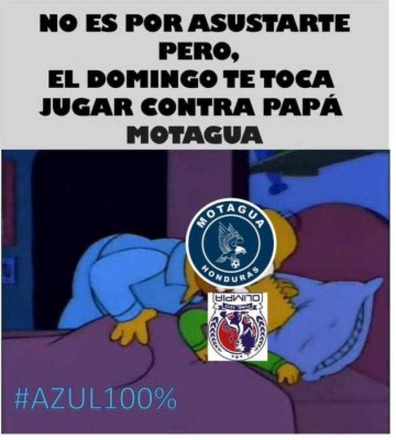 Los memes calientan los clásicos Olimpia-Motagua y Real España-Marathón