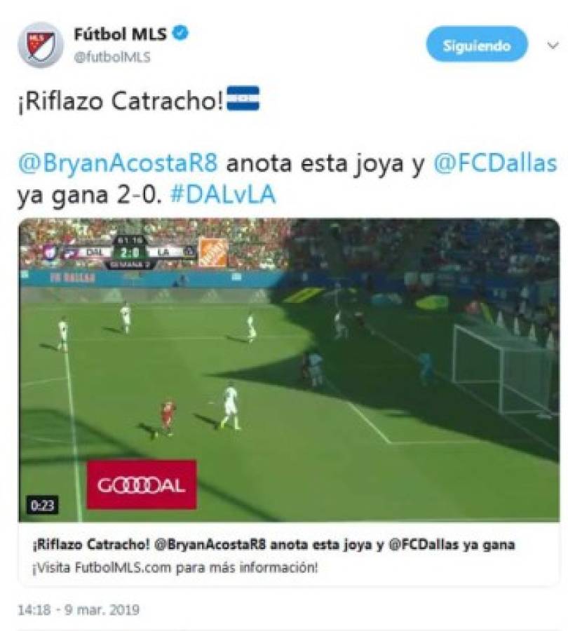 Deslumbra: Así reacciona la prensa internacional tras golazo de Bryan Acosta