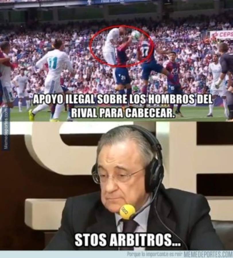 ¡NO PERDONAN! Los divertidos memes del empate del Real Madrid contra Levante