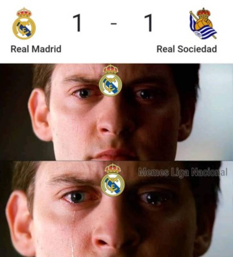 Los memes no perdonan al Real Madrid tras empatar con la Real Sociedad previo al derbi