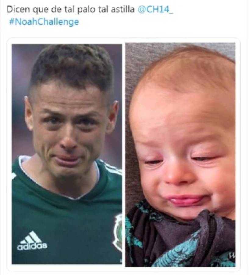 Chicharito Hernández busca el mejor meme para su hijo y las redes explotan