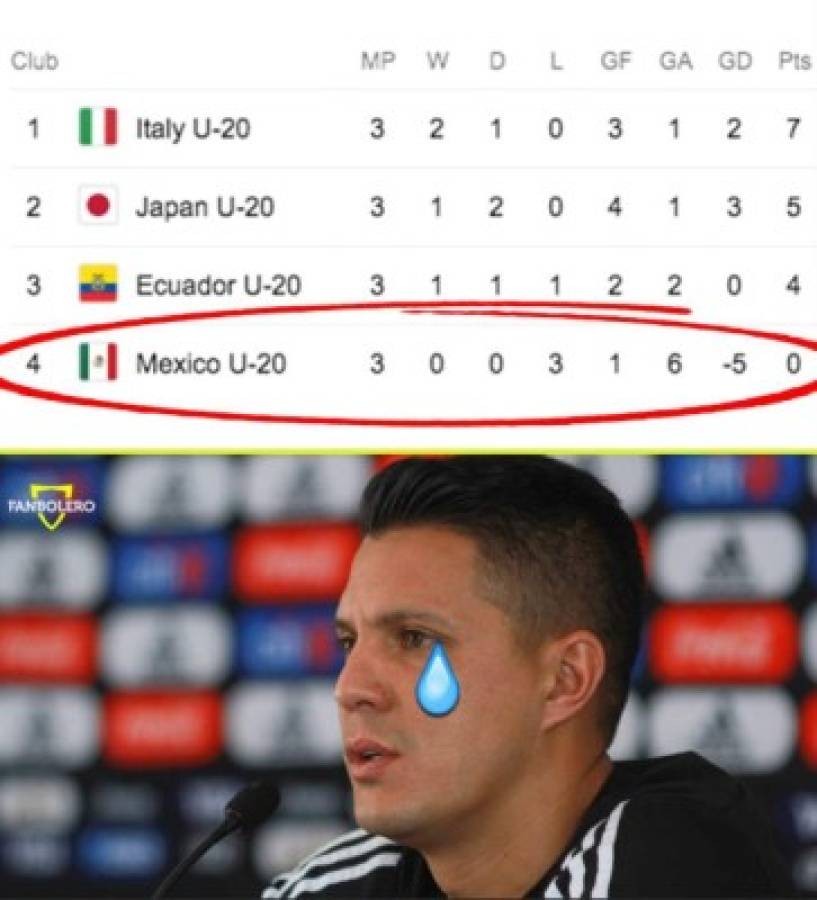 Mundial Sub-20: Los memes no perdonan a la Sub-20 de México por la eliminación y tampoco a Diego Lainez