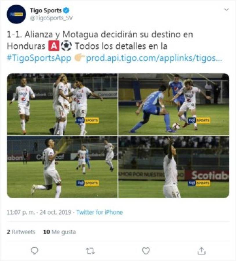 ¡Tras el empate! Esto dicen los medios internacionales del juego entre Alianza y Motagua