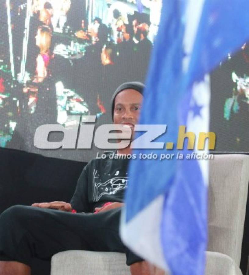 EN FOTOS: Así fue todo el recorrido de Ronaldinho en Honduras