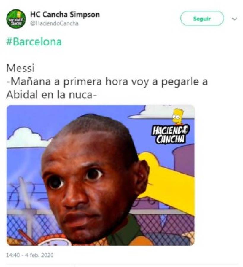 Los divertidos memes de la bronca entre Messi y Abidal en el Barcelona