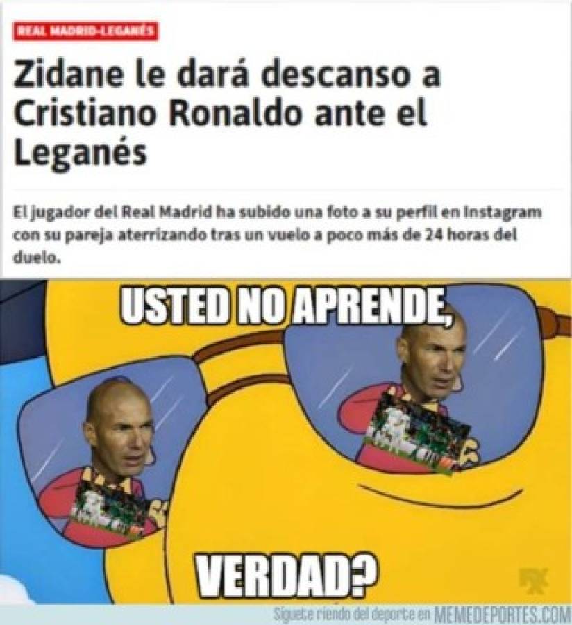 Los mejores memes que dejó el gane del Real Madrid ante el Leganés