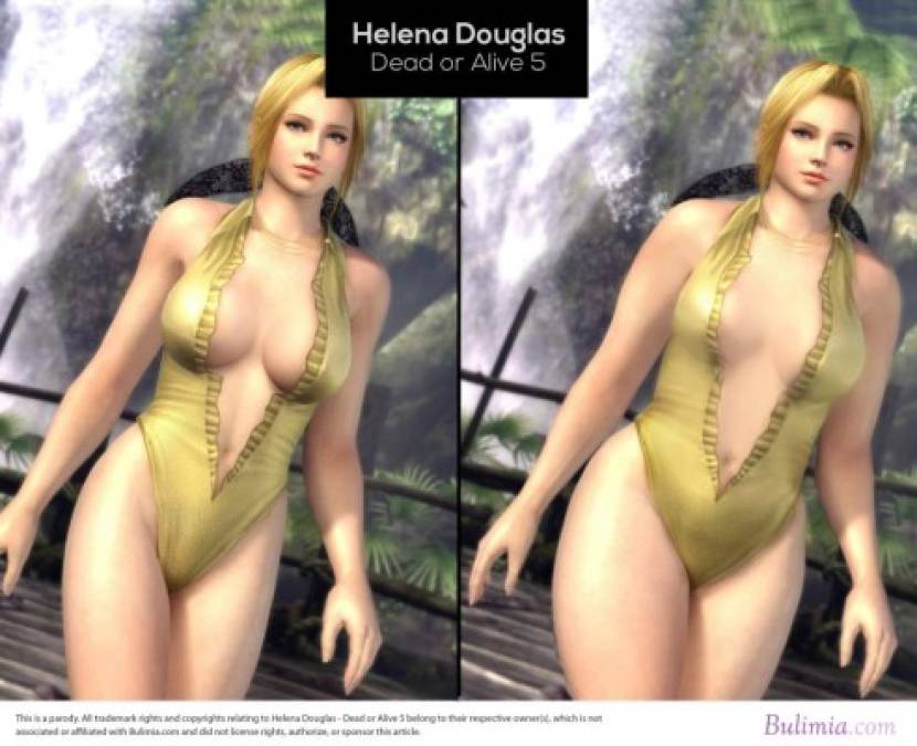 Así serían las mujeres de videojuegos si sus cuerpos fuesen reales